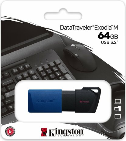 USB 3.2 FD 64GB Kingston DataTraveler Exodia