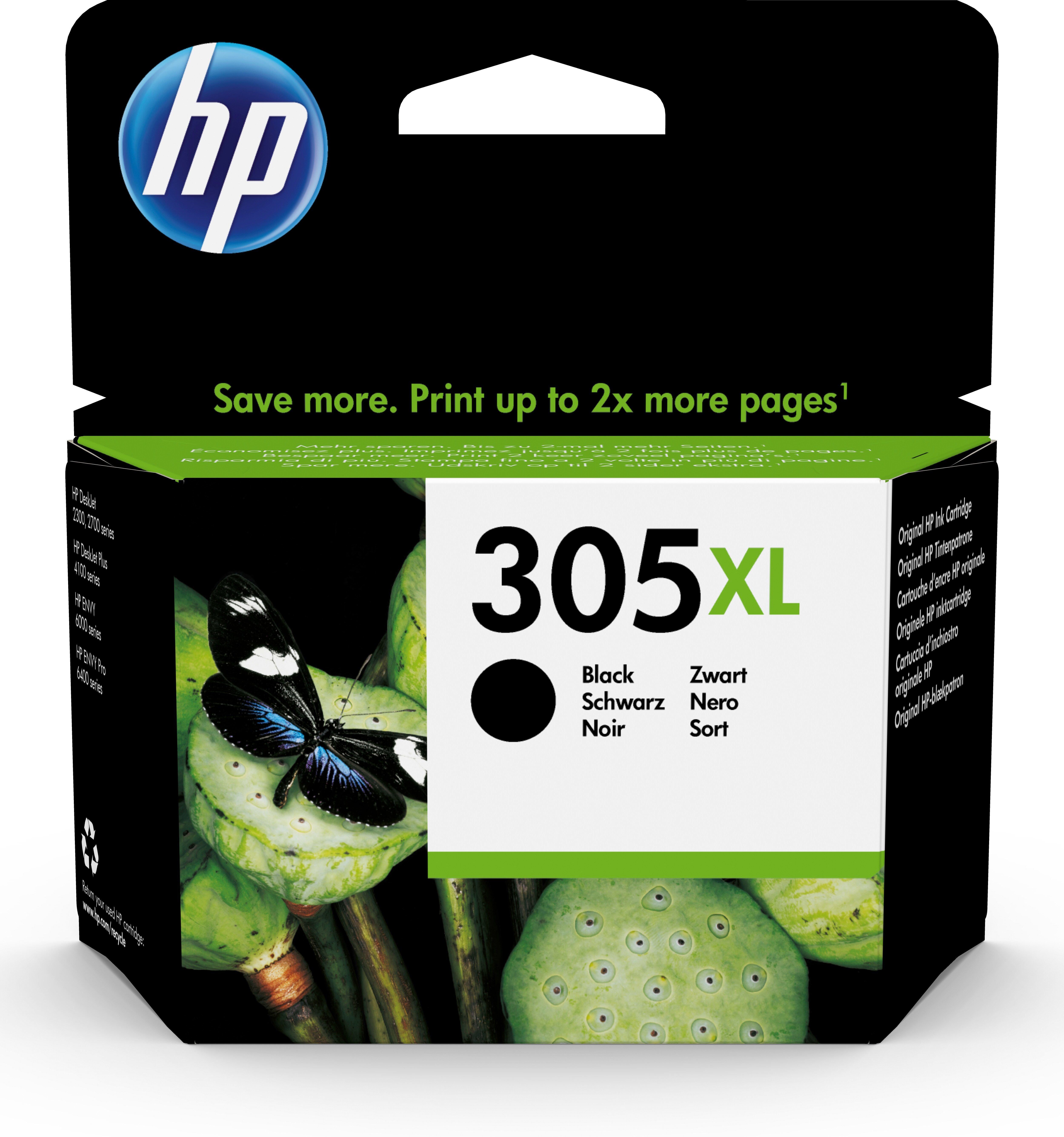 HP No.305XL Zwart 240 pagina&acute;s (Origineel)