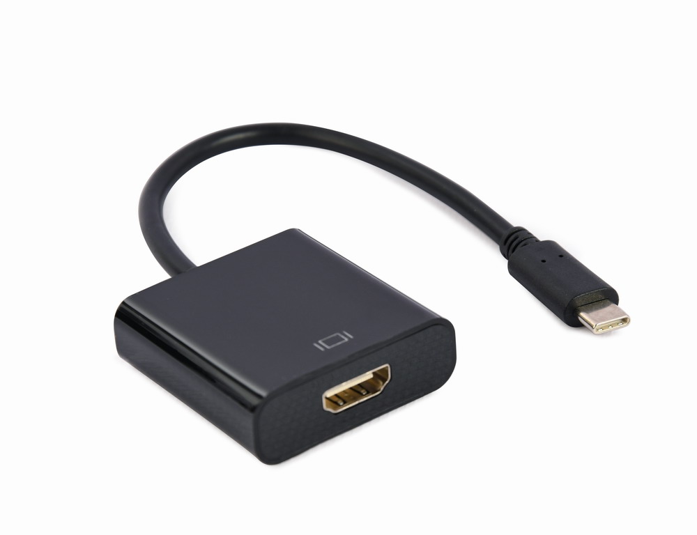 USB type-C naar HDMI adapterkabel, 4K@60Hz, 15cm, zwart