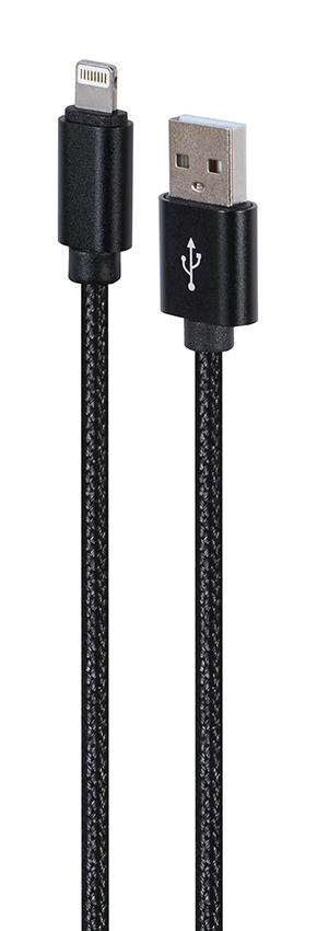 8-Pin laad- & datakabel 1.8 meter zwart