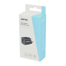 USB-A USB-C lader 30 watt