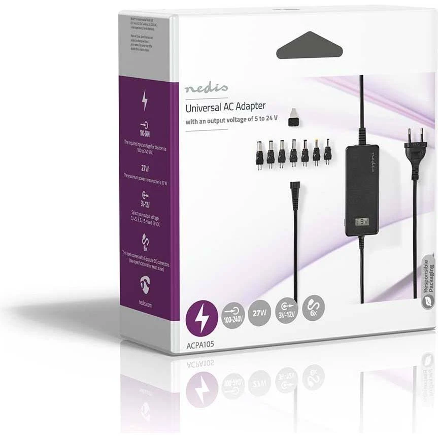 Universele AC/DC Adapter 36W