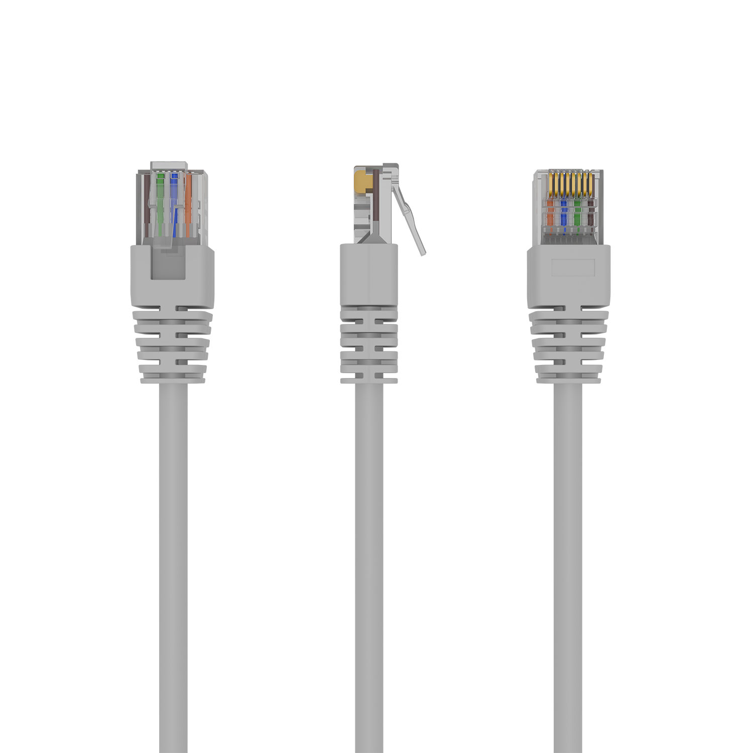 UTP Cat5E patchkabel, 7.5 m, grijs