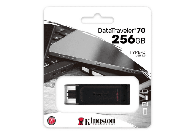 USB-C 3.2 FD 256GB Kingston DataTraveler 70 - 0ef74a7d 81a1 49c9 bad5 74e50b1bd30e1 - 63766
