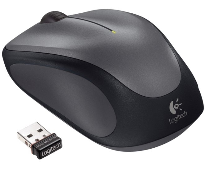 Logitech M235 Optical USB-A Zilver-Zwart Retail Wireless - 42308 1 - 42308