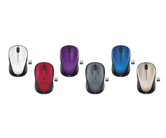 Logitech M235 Optical USB-A Zilver-Zwart Retail Wireless - 42308 7 - 42308