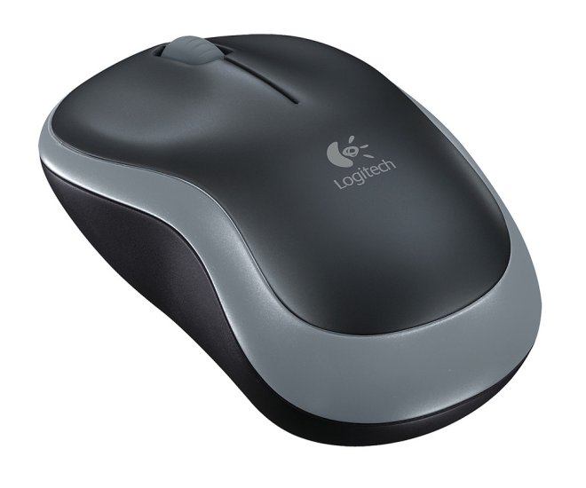 Logitech M185 Optical USB-A Zwart-Zilver Retail Wireless - 42387 2 - 42387
