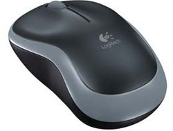 Logitech M185 Optical USB-A Zwart-Zilver Retail Wireless - 42387 7 - 42387