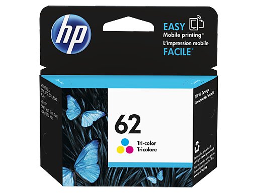 HP No. 62 Kleur 165 pagina&acute;s (Origineel) - 50186 1 - 50186
