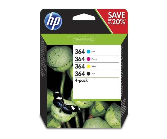 HP No.364 4-Pack 250/300 pagina&acute;s (Origineel) - 53270 1 - 53270