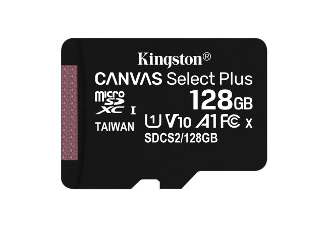 SDXC Card Micro 128GB Kingston UHS-I Canvas Select Plus - 58781 1 - 58781