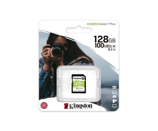 SDXC Card 128GB Kingston UHS-I Canvas Select Plus - 58784 3 - 58784