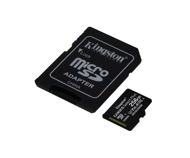 SDXC Card Micro 256GB Kingston UHS-I Canvas Select Plus - 58790 4 - 58790