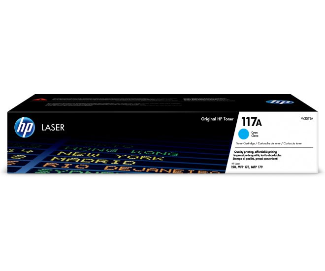 HP No.117A Cyaan 700 pagina`s (Origineel) - 59361 1 - 59361