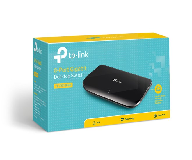 8Port 1Gbps Kunstof behuizing TP-Link. - 62805 6 - 62805