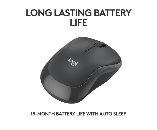 Logitech M240 Silent Optical USB-A Zwart Retail Wireless - 65165 4 - 65165