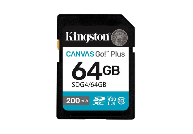 SDXC Card 64GB Kingston U3 V30 Canvas Go! Plus - 68171 1 - 68171