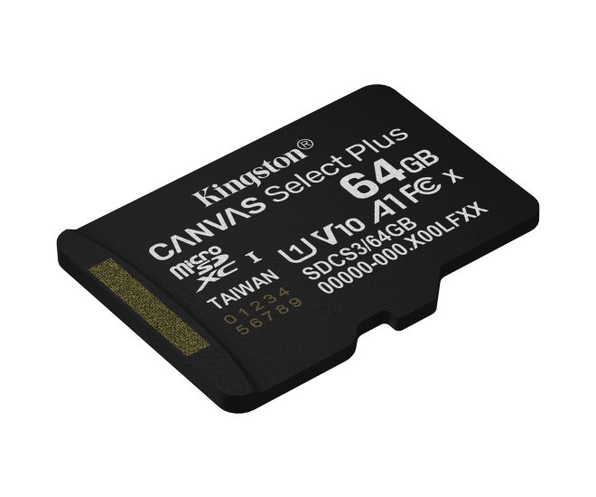 SDXC Card Micro 64GB Kingston UHS-I Canvas Select Plus - 68374 4 - 68374