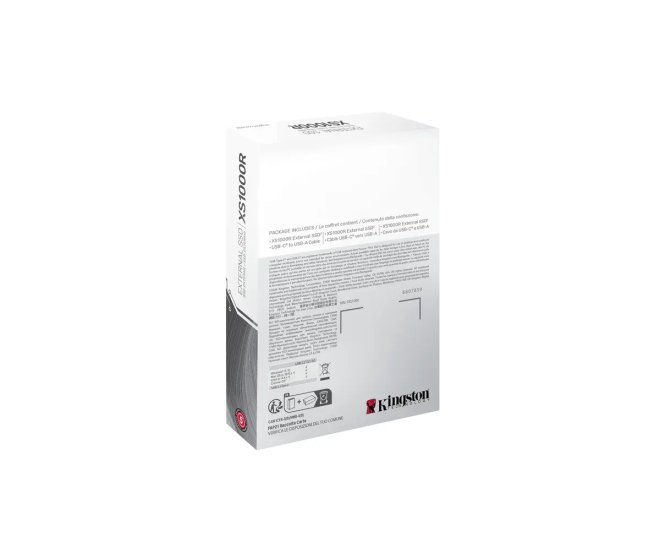 1TB Kingston XS1000 Rood/USB-C/1050/1000 - 69502 6 - 69502