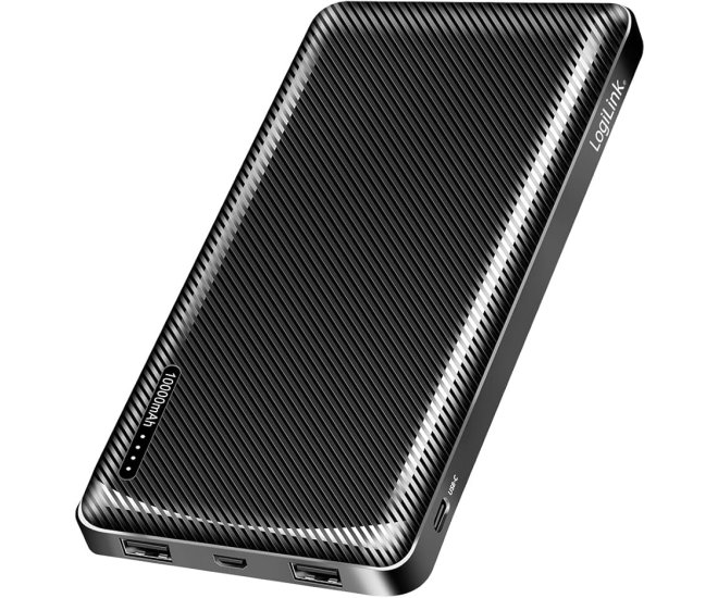 Power Bank 10000mAh LogiLink 1xUSB-C, 2x USB-A Zwart - 71t1uixmycl ac uf8941000 ql80 1 - 67918
