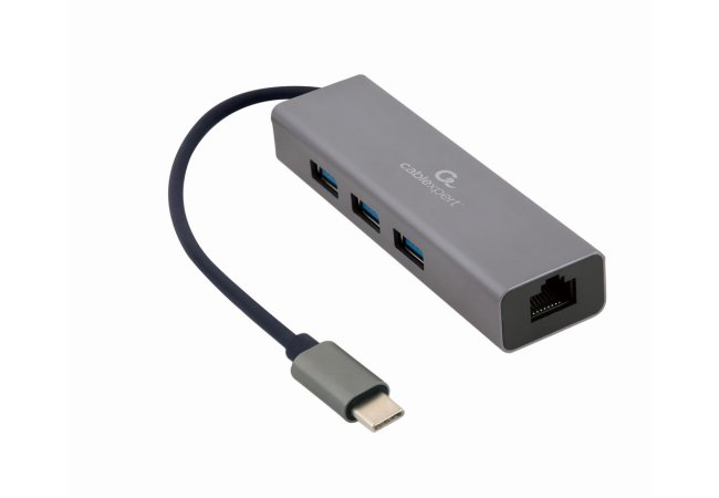 USB-C Gigabit netwerk adapter met ingebouwde USB 3.1 hub - A cmu3 lan 01 website image 3b51a9d3 d4cb 417d b900 f4b9ad6380b9 - A-CMU3-LAN-01