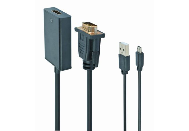 VGA naar HDMI adapterkabel met audio, 0,15 m - A vga hdmi 01 website image 967633fb 0300 4066 b311 02e95ecc7978 - A-VGA-HDMI-01