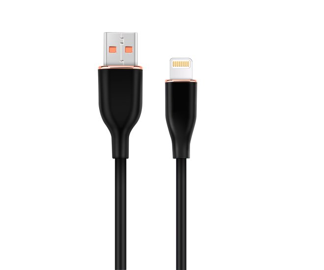 Premium siliconen 8-pins laad- en datakabel, 1,5 m, zwart - Cc usb2s am8pm 15m bk web site image b9e24425 0e07 4d19 bd91 32aca112c206 - CC-USB2S-AM8PM-1.5M-BK