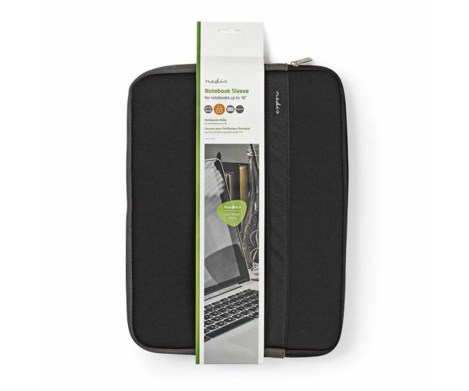 14"Notebook sleeve zwart - Image1 - nbse13100bk