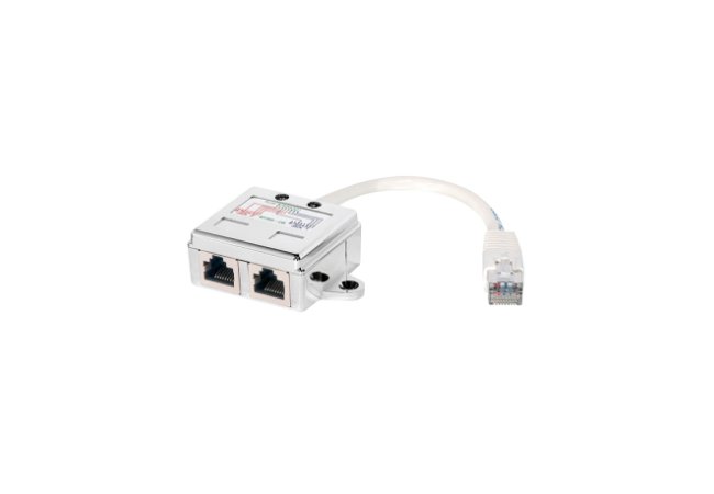 Kabel splitter RJ45 Cat5e 1:1 Shielded LogiLink - Kabel splitter rj45 cat5e 1 1 shielded logilink1 - 50623