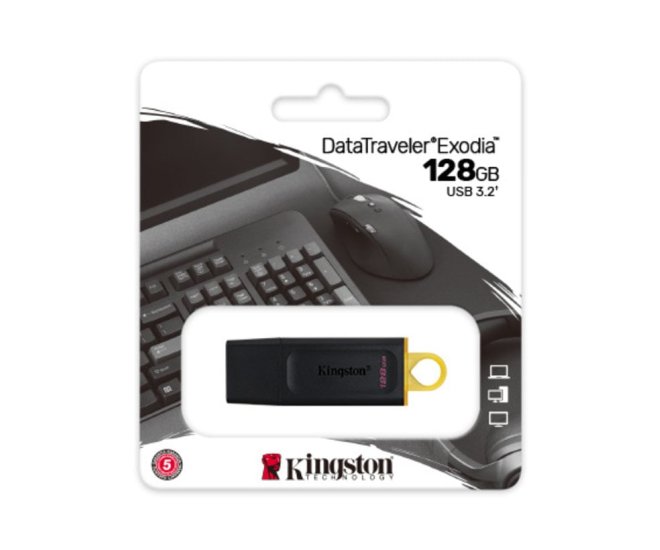 USB 3.2 FD 128GB Kingston DataTraveler Exodia - Kingston kingston datatraveler exodia usb 32 fd 121 - 60005