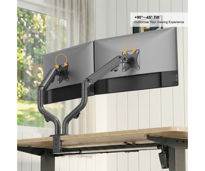 Dubbele monitorarm met gasveer (zwenkbaar), 17''-32'' - Ma da2 02 website image 6f1a9dfb 60dd 477a 8122 e803c7991b33 - MA-DA2-02