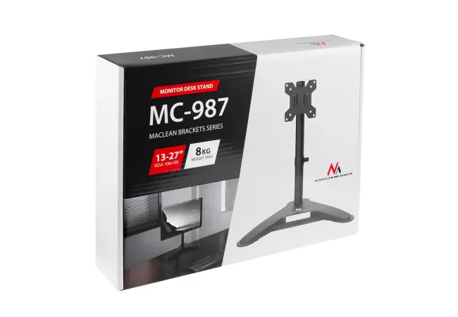 Verstelbare monitorvoet VESA 75x75 en 100x100 - Mc 987 6 - MC-987