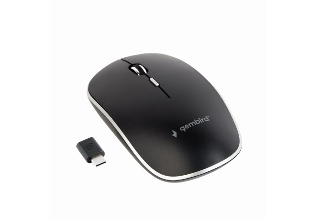 Fluisterstille draadloze optische muis, USB-C  zwart - Musw 4bsc 01 website image b589d3eb 7d69 4ee8 9889 024720bab23f - MUSW-4BSC-01