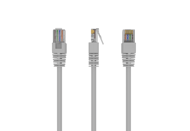 UTP Cat5E patchkabel, 0.5 m, grijs - Pp12 05m website image 642fe2fa 4b71 46b7 94ed 0ba26a871963 - PP12-0.5M