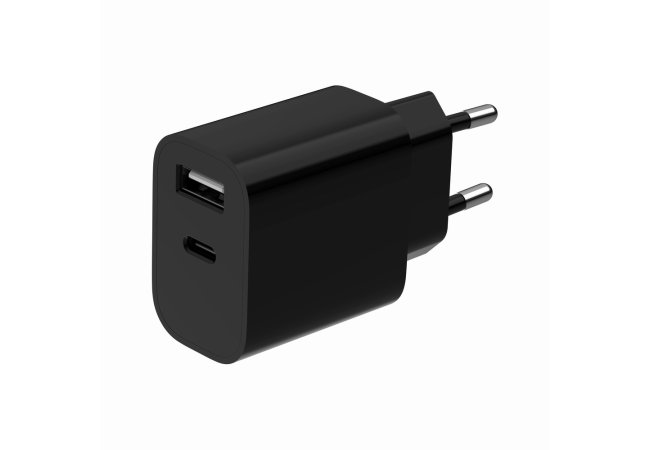 USB lader 1xA, 1xC 2.4A zwart - Ta uc 2ac12 01 bk website image 7b43abaf 6e10 44ac bf1c 682b95450dfc - TA-UC-2AC12-01-BK