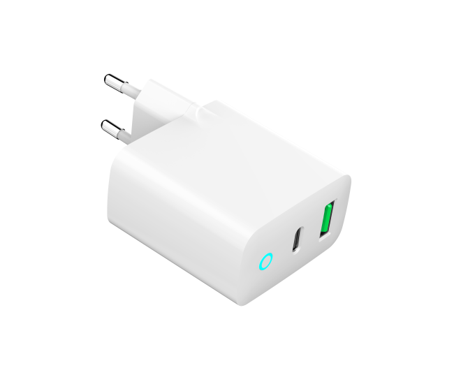 USB snellader 1xA, 1xC 20W Power Delivery wit - Ta uc pdqc20l w 01 web site image c9024cdb b439 4157 945f 698abcad8217 - TA-UC-PDQC20L-W-01