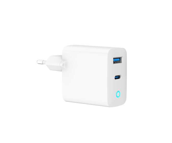 USB snellader 1xA, 1xC 30W Power Delivery wit - Ta uc pdqc30l w 01 web site image 30b9571a fcaf 4272 af50 ceef3844bff4 - TA-UC-PDQC30L-W-01