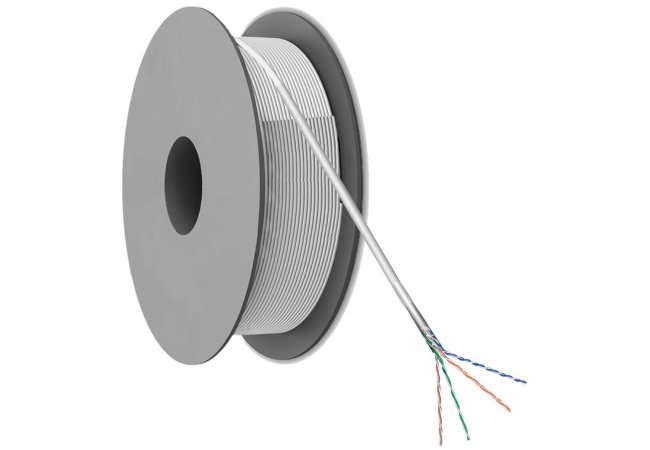 UTP binnenkabel per meter - U utp cat6 netwerkkabel per rol 50 m mantel pvc1 - binnenutp