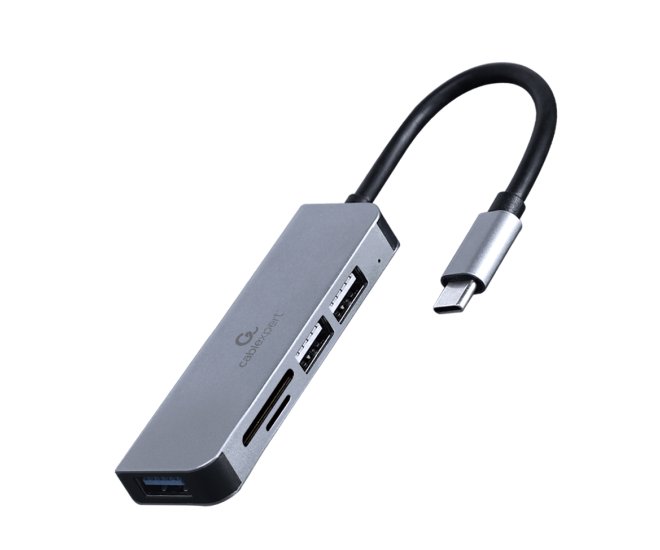 USB Type-C 3-poorts USB-hub (USB3.1 + USB 2.0) met kaartlezer - Uhb cm cru3p1u2p2 01 web site image a92c5ee4 8be7 4639 9e57 f9c5f2e3631a - UHB-CM-CRU3P1U2P2-01