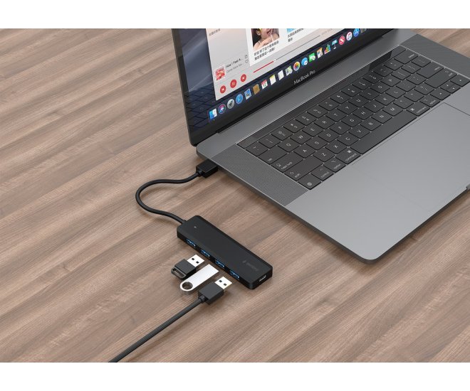4 poorts USB 3.2 (Gen 1) hub - Uhb u3p4p 02 website image 1d6630f9 1f00 431c 8ae1 1738f371998f - UHB-U3P4P-02