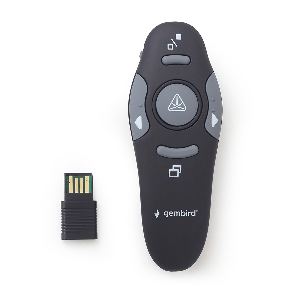 Draadloze presentator met laserpointer